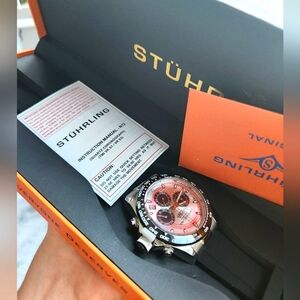Stuhrling Aquamaster Quartz Chronograph Watch